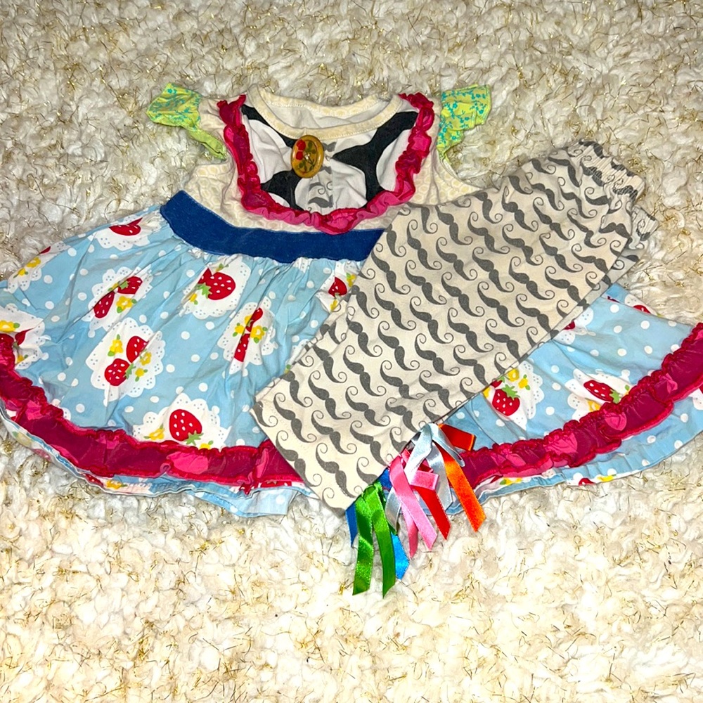 Servane Barrau little girls outfit set